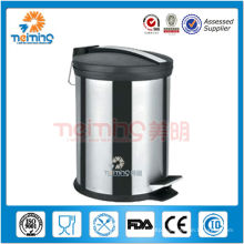 high quality small indoor stainless steel litter bin